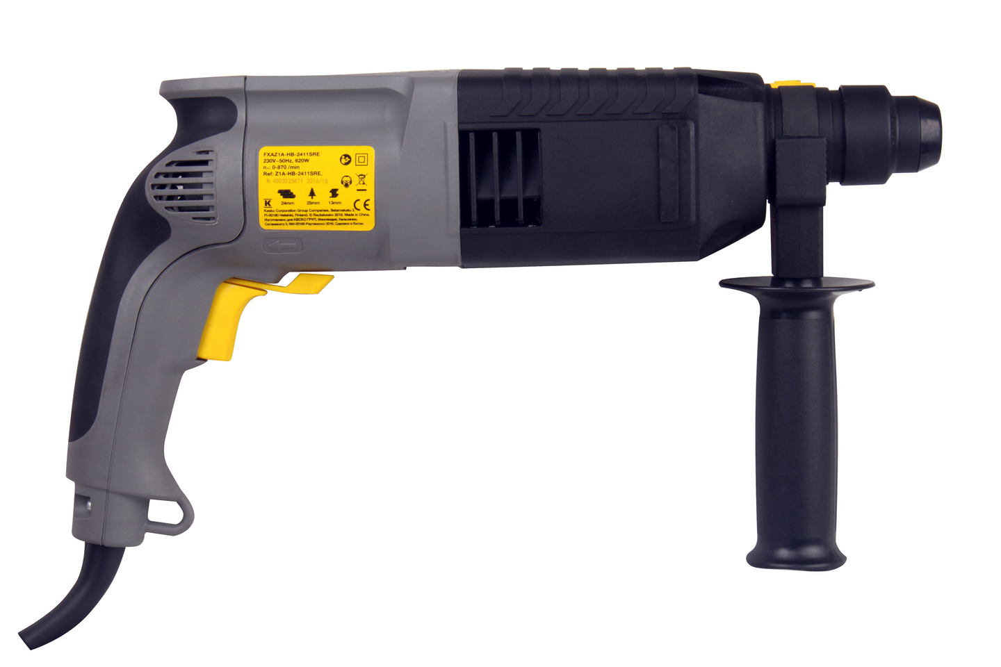 Poravasara FXA 620W 2,8J laukussa + 5 tarviketta