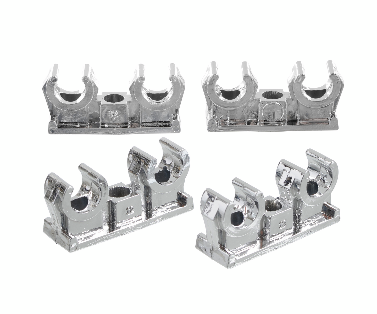 Putkipidin PROF 2-osainen avoin 15mm kromattu 4kpl