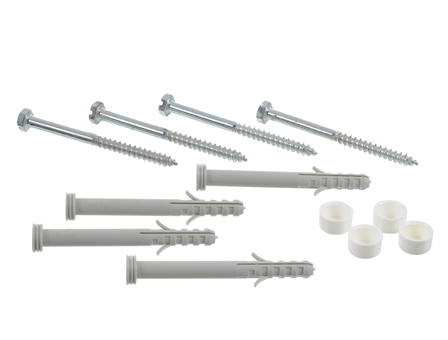 Wc-kiinnitysruuvi PROF 5,5x80mm 4kpl