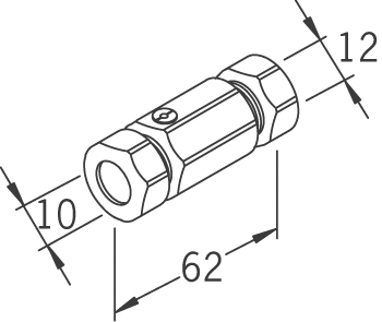 Kuulasulkuventiili Oras 12x10 281087 IP 2kpl