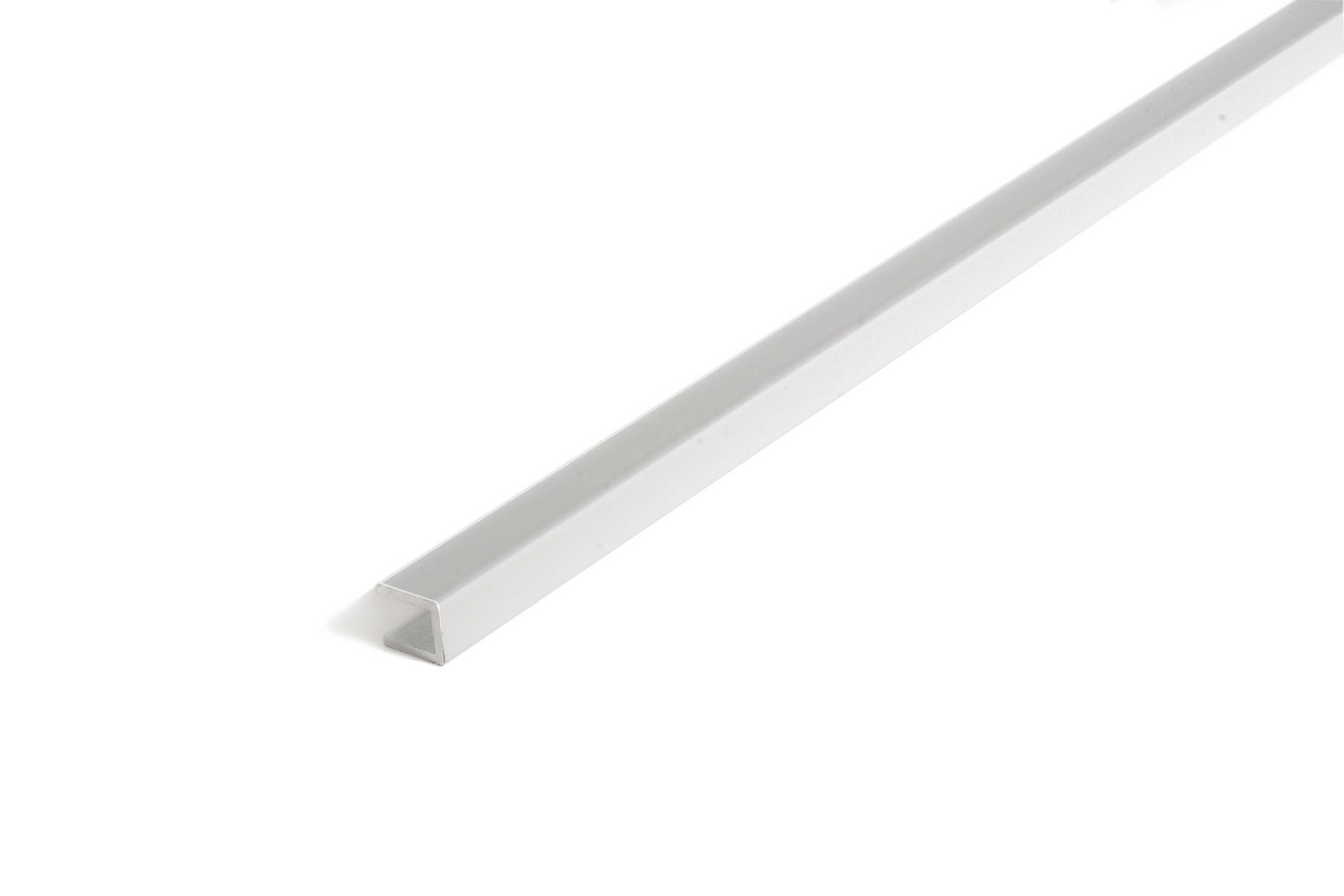 U-lista 14x16x2mm hopea-anodisoitu 2m U2 HE2