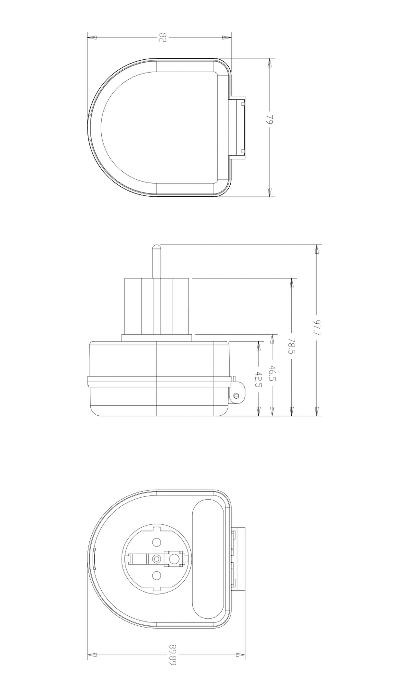 Kellokytkin OPAL 24h -25astetta IP44