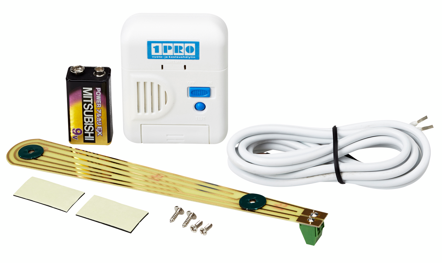 Vuoto- ja kosteushälytin 1Pro