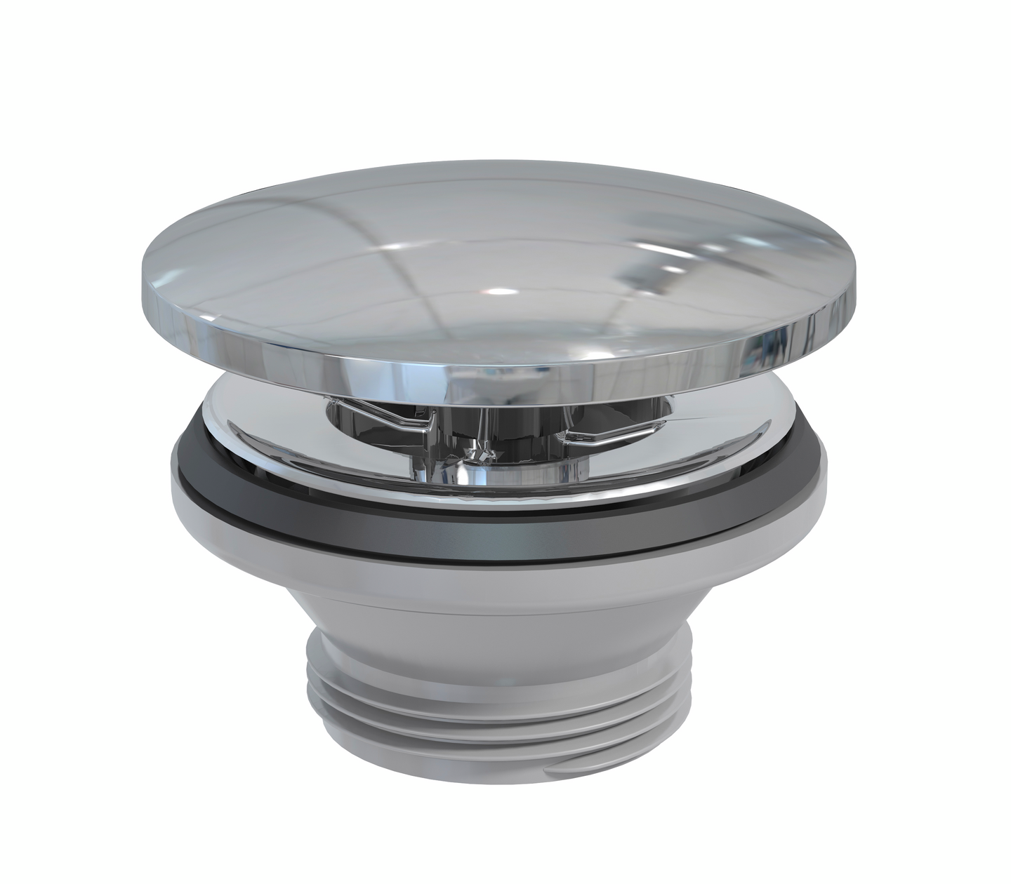 Tulppa 63mm kromi pop-up 1¼in