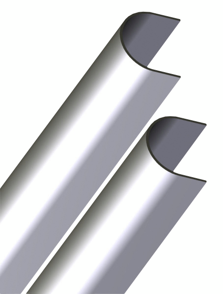 Kaapelinsuojakouru SSAB suora KSK 25x2500 SG