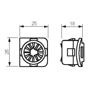 Vedonpoistajanysä ABB AS12P 5kpl
