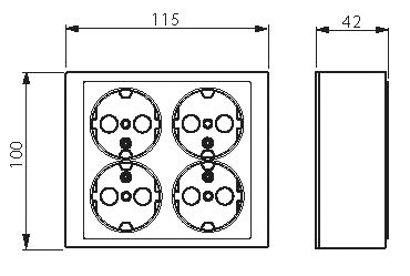 Pintapistorasia ABB Impressivo 404EA-84P 4-osainen