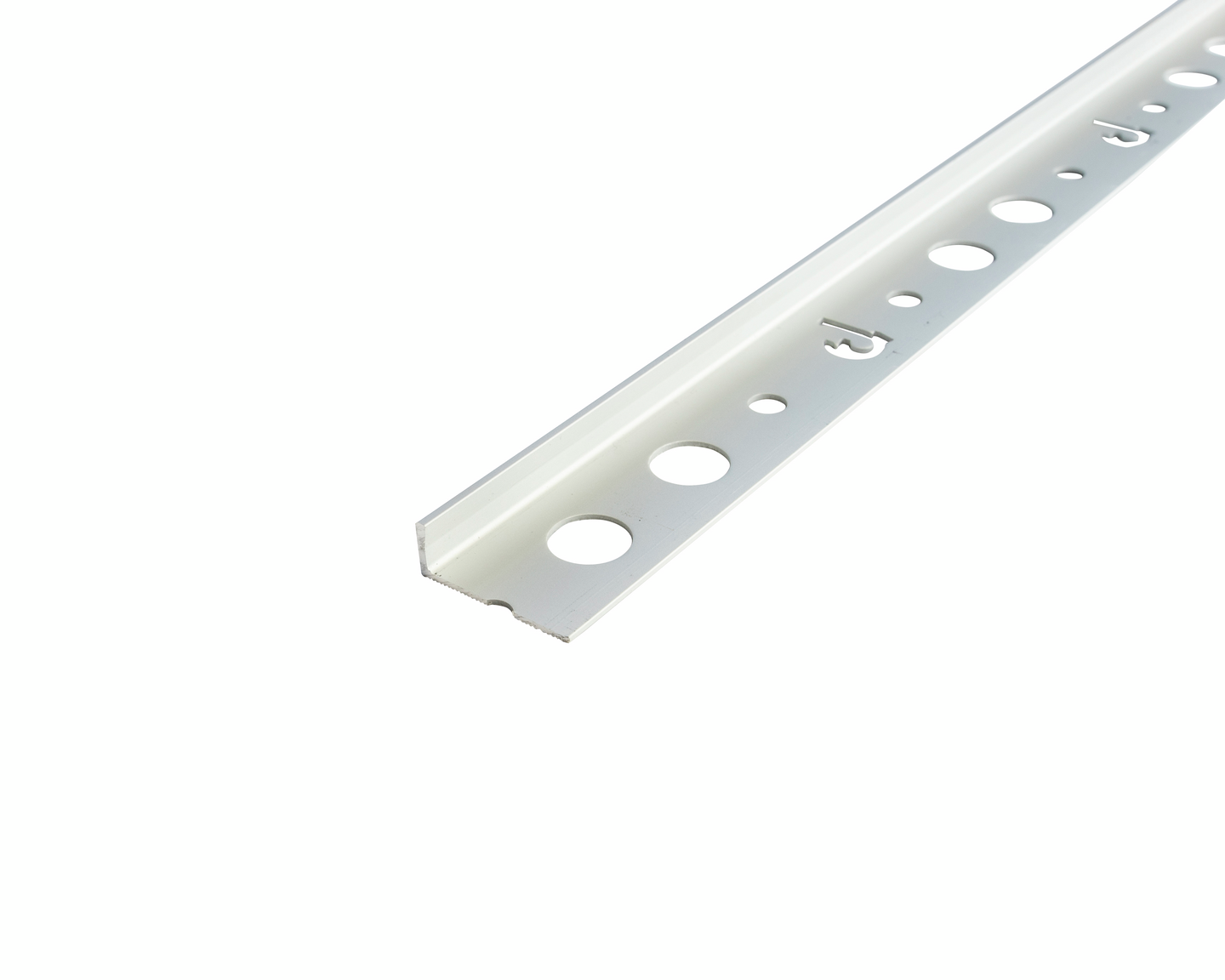 Pääte- ja suojalista 8mm 2,5m alumiini hopea-anodisoitu AE 80