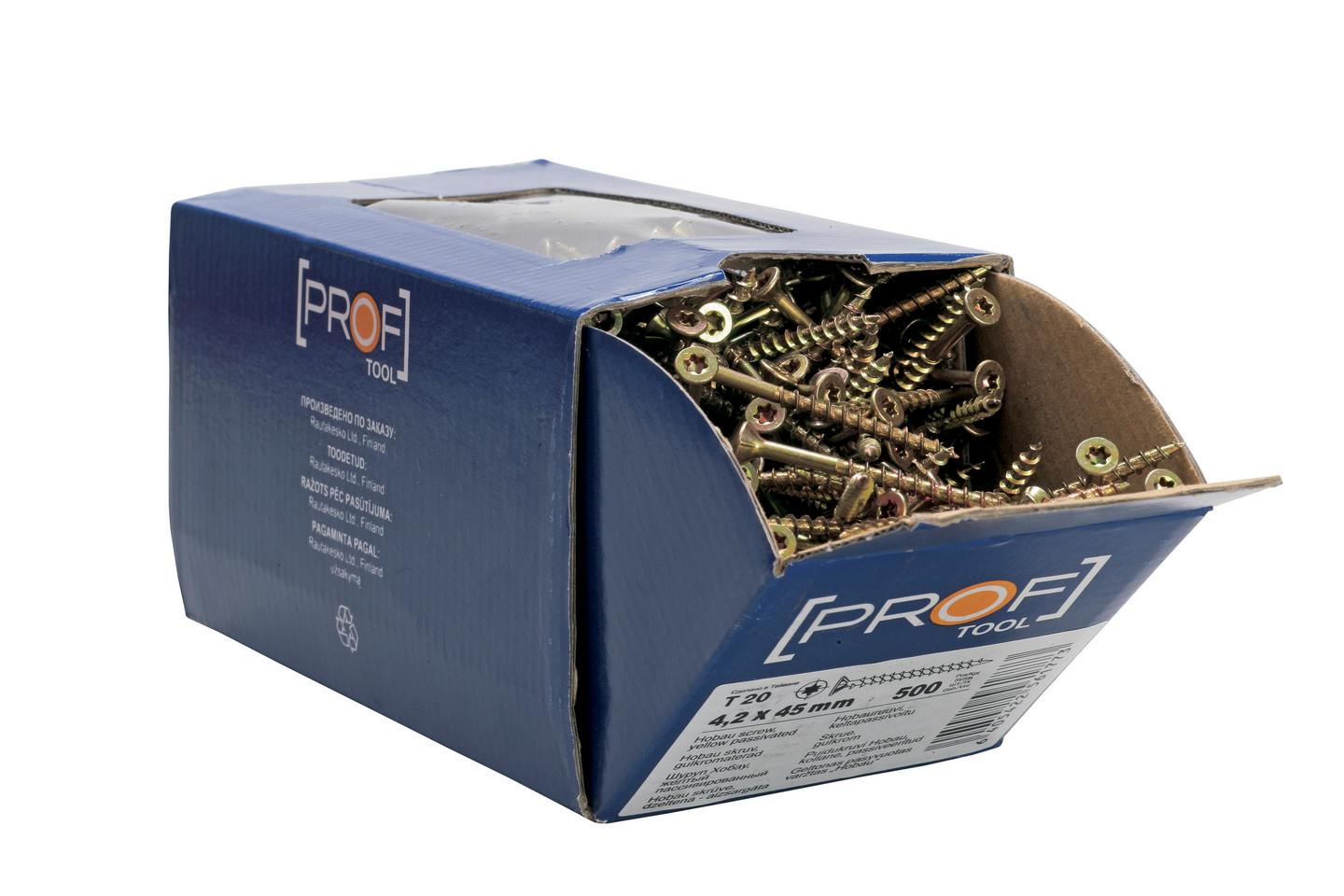 Hobauruuvi PROF 4,2x75 TX20400 TX20 keltapassivoitu 400/rs