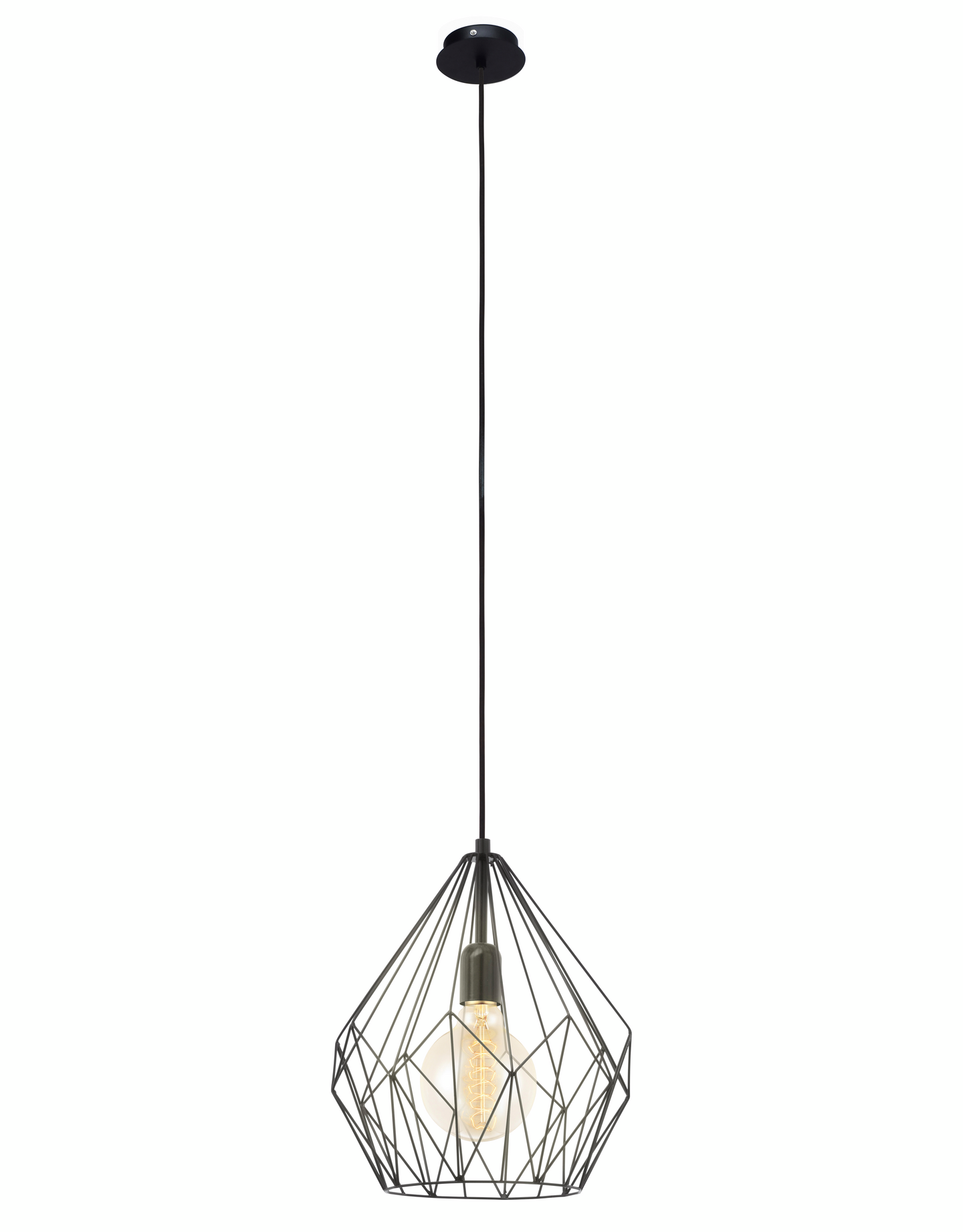 Riippuvalaisin EGLO Carlton 49257E musta