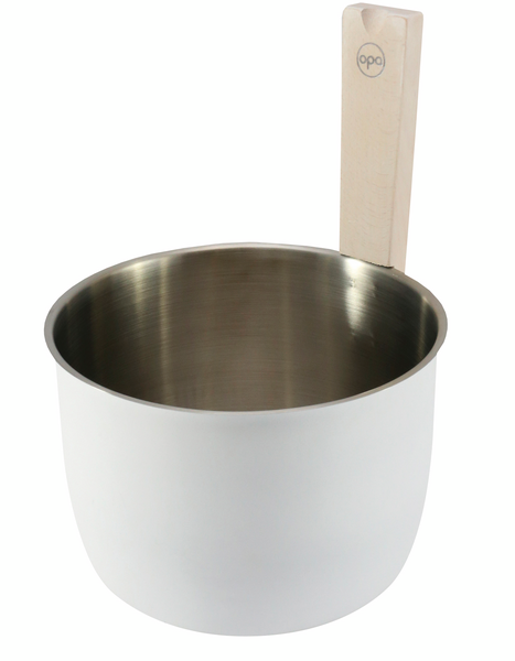 Saunakiulu Opa valkoinen 5l