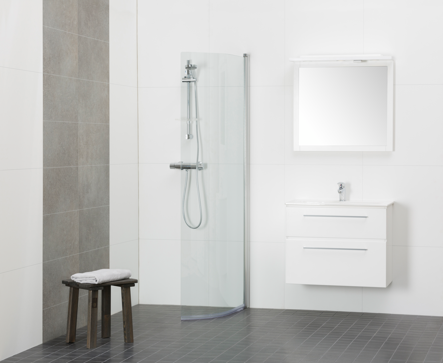 Suihkuseinä Cello Ontario 80x195 kirkas