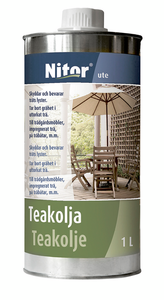 Tiikkiöljy Nitor 1l