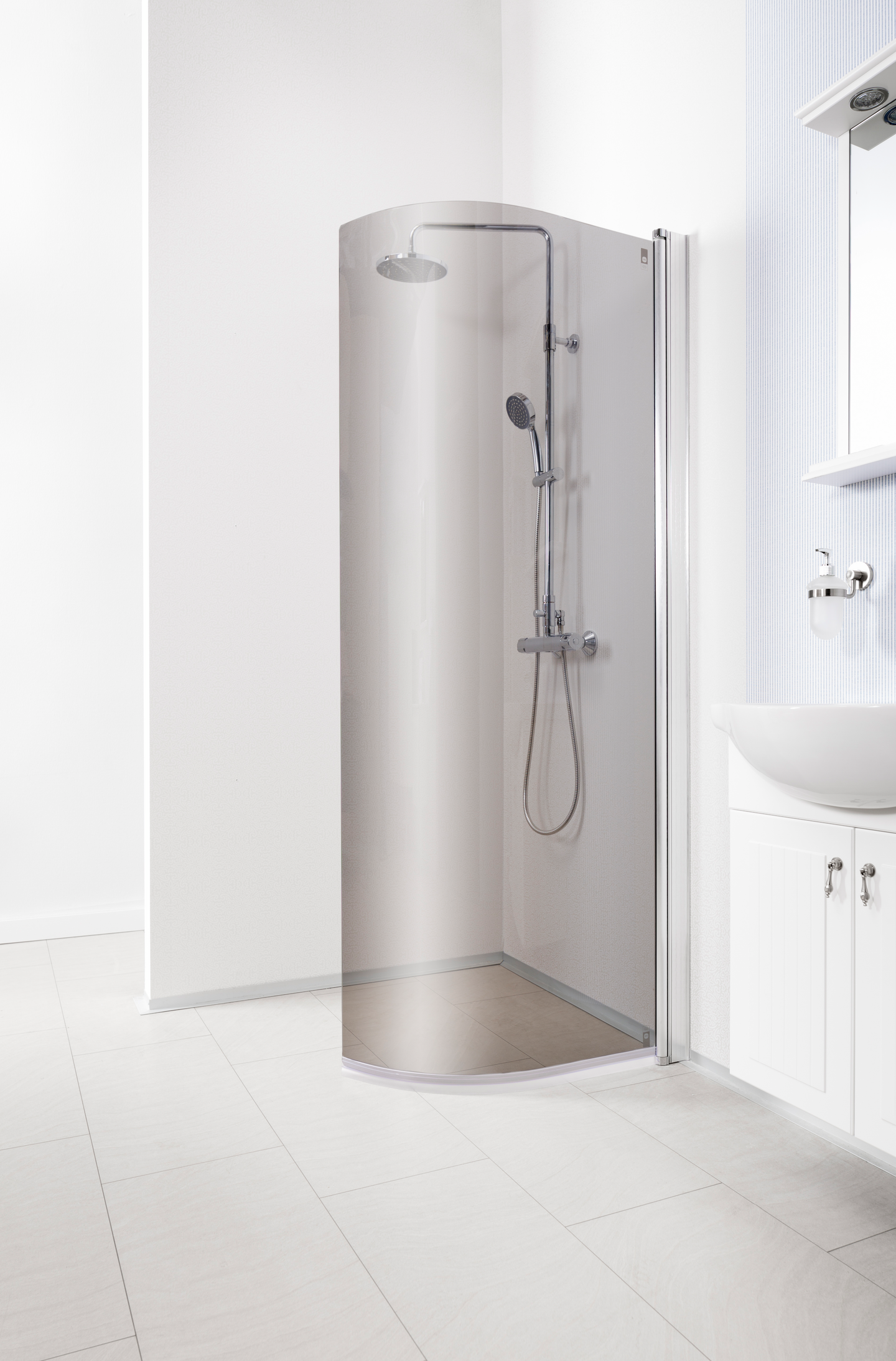 Suihkuseinä Cello Ontario 80x195 savu