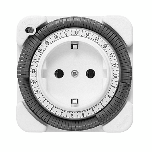 Kellokytkin Theben mekaaninen 026 segmentti maadoitettu VRK 16A IP20 valkoinen