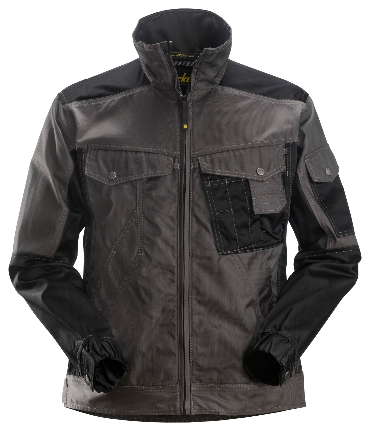 Työtakki Snickers DuraTwill 1512 grafiitinharmaa-musta