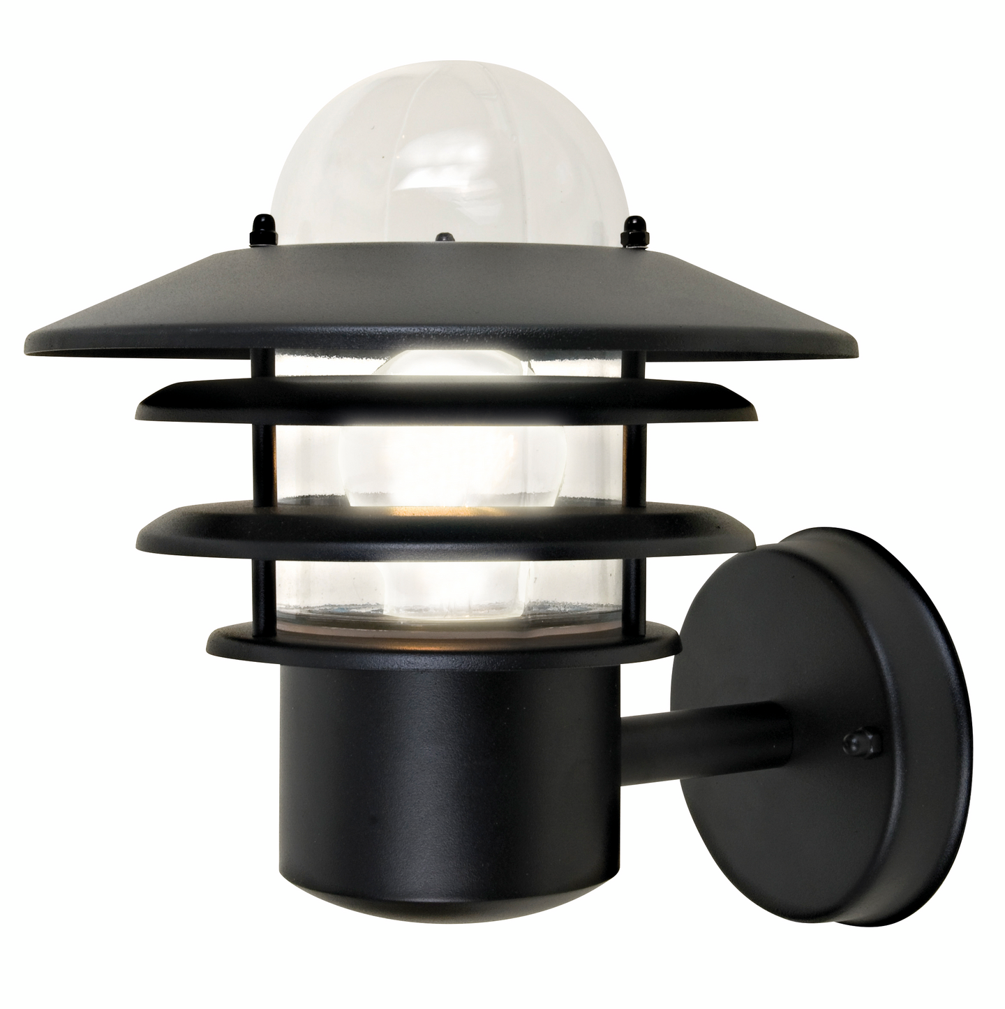 Ulkoseinävalaisin Airam Käpylä mini E27 musta