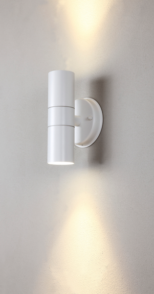 Ulkoseinävalaisin Airam Alppila 2S valkoinen