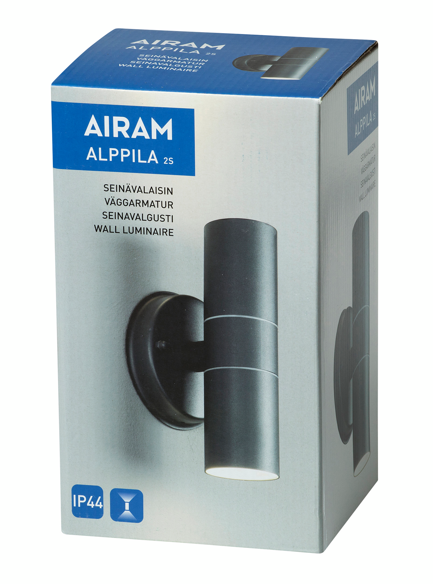 Ulkoseinävalaisin Airam Alppila 2S antrasiitti