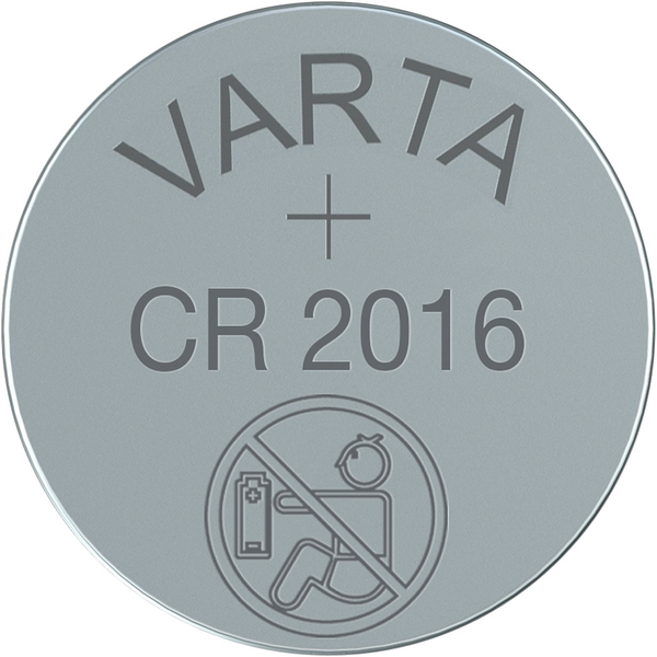 Nappiparisto VARTA CR 2016 Litium 5kpl