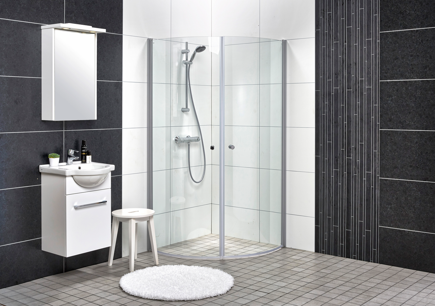 Suihkunurkka Goodiy Pearl 90x90cm