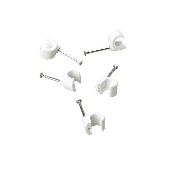 Naulakiinnike Schneider Electric TC7-10 valkoinen 100kpl