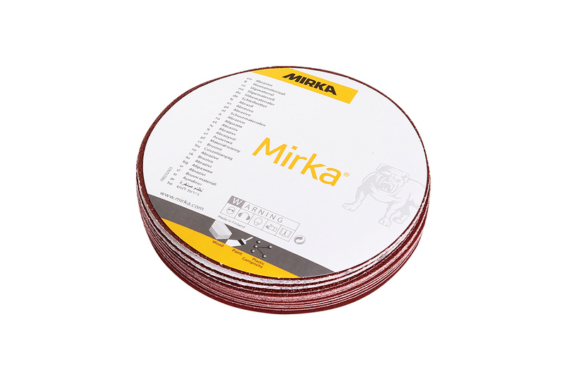 Hiomapyörö Mirka punainen 125mm 180 8R B tarra 20kpl