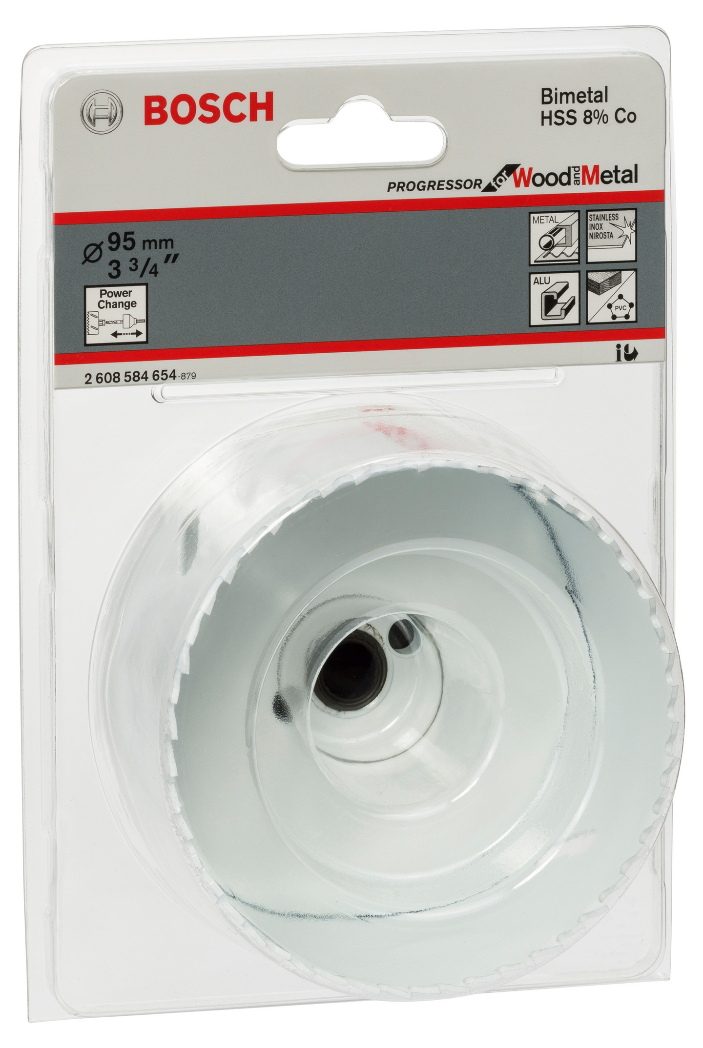 Reikäsaha Bosch 95mm Click HSS bimetalli
