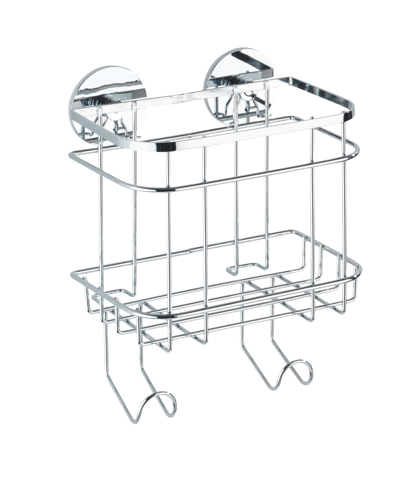 Suihkuhylly Wenko Turbo-Loc rst koukuilla