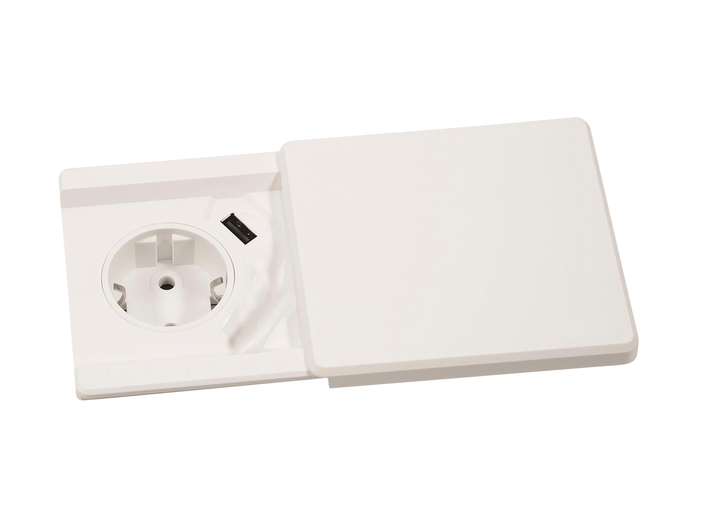 Pistorasia Savo neliö liukukannella valkoinen