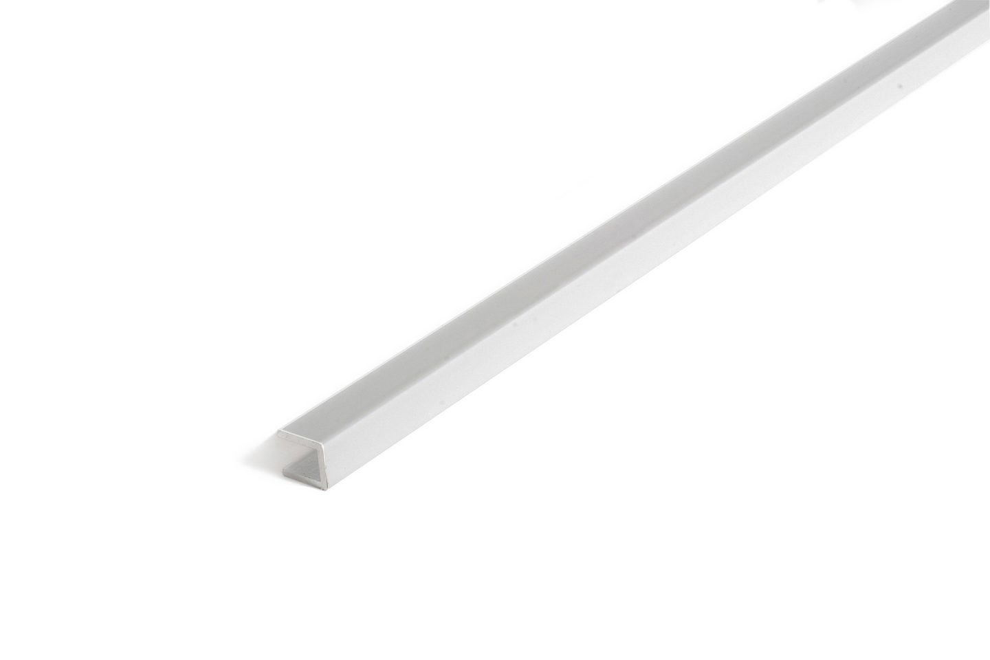 U-lista 14x16x2mm hopea-anodisoitu 1m U2 HE1
