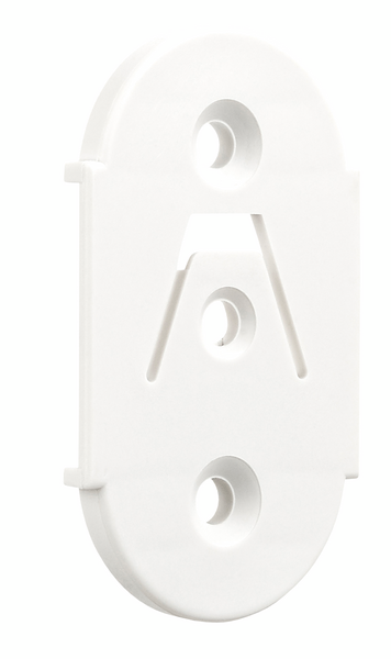 DÖRRGÅNGJÄRN 1/6540 VIT PLAST VIT PLAST