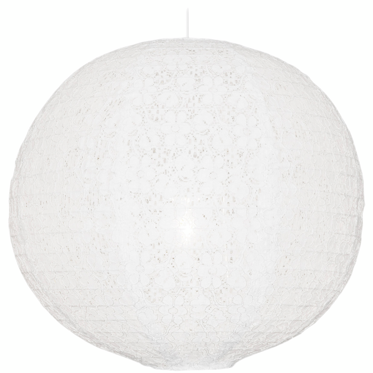 Riippuvalaisin Sessak Silvia pitsikangas 40cm valkoinen