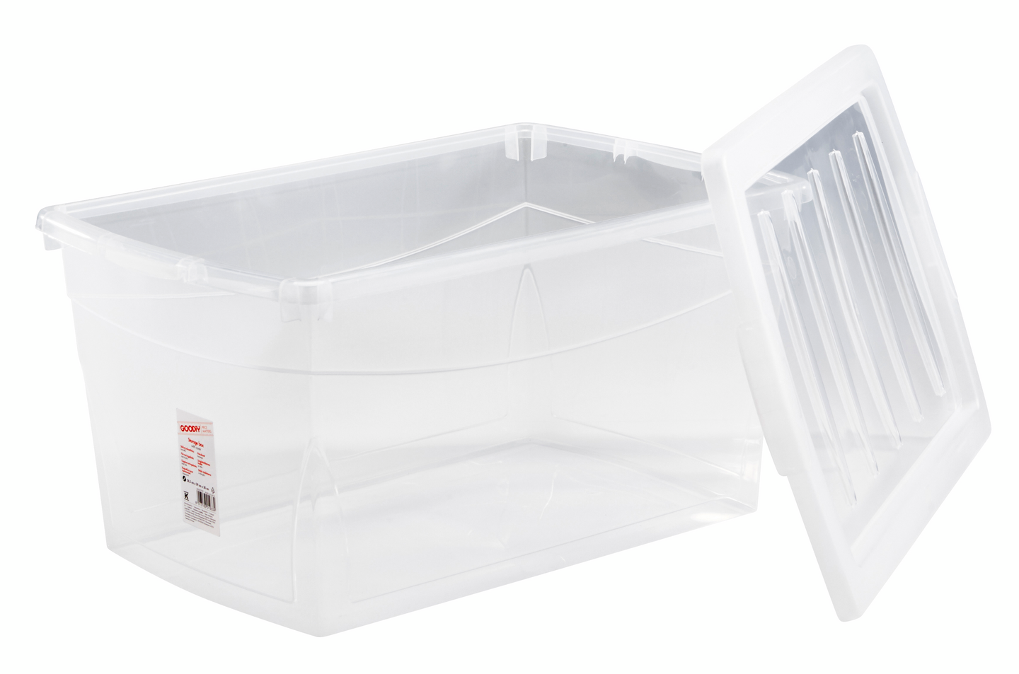Säilytyslaatikko Goodiy L 50l 59x39x30cm kannellinen