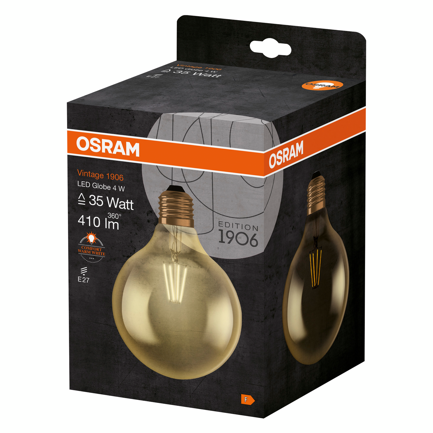 Led-lamppu OSRAM Retrofit Globe 35 Vintage 4W/824 410lm E27
