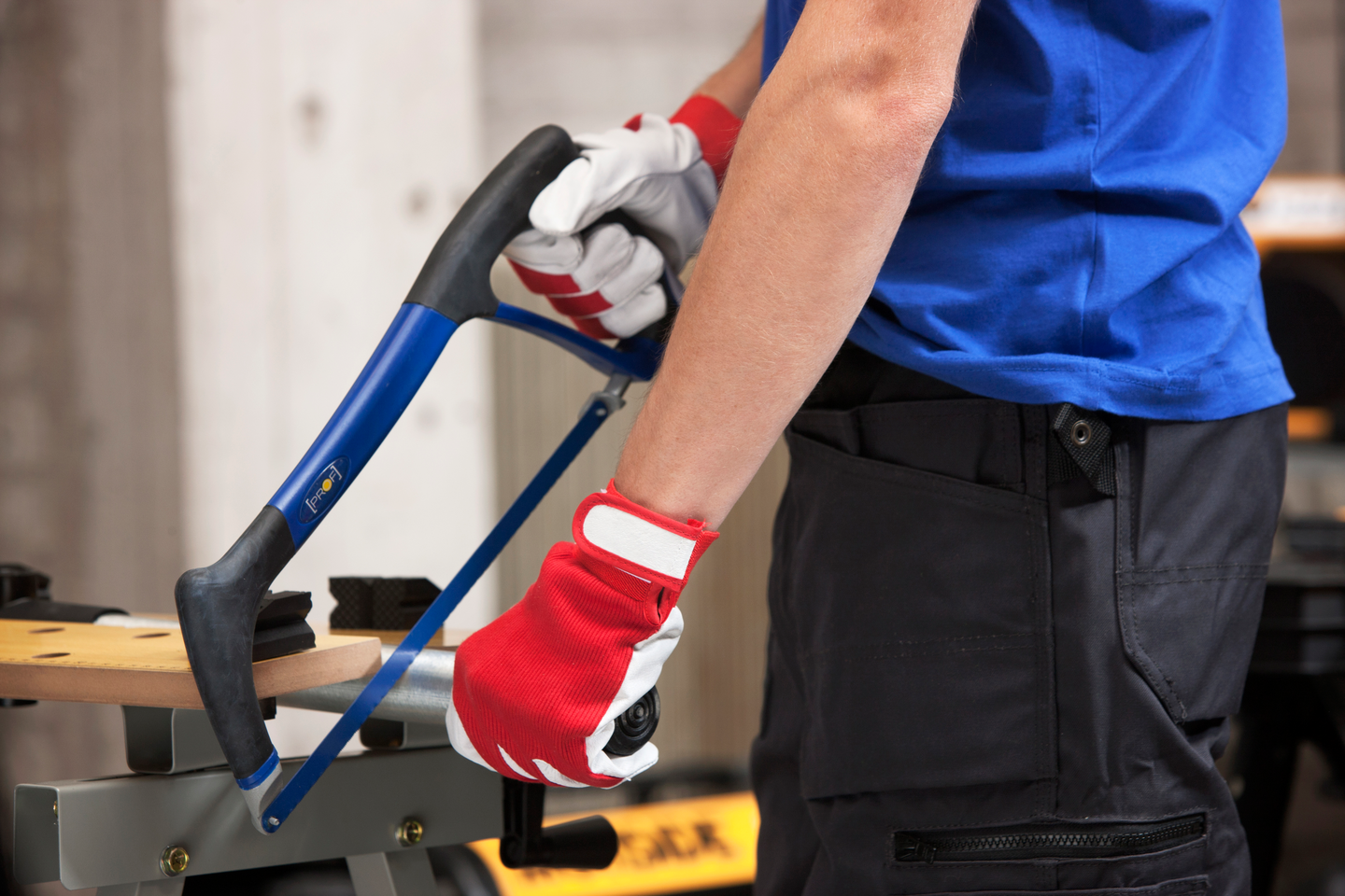 Työkäsineet PROF Soft 321 punainen