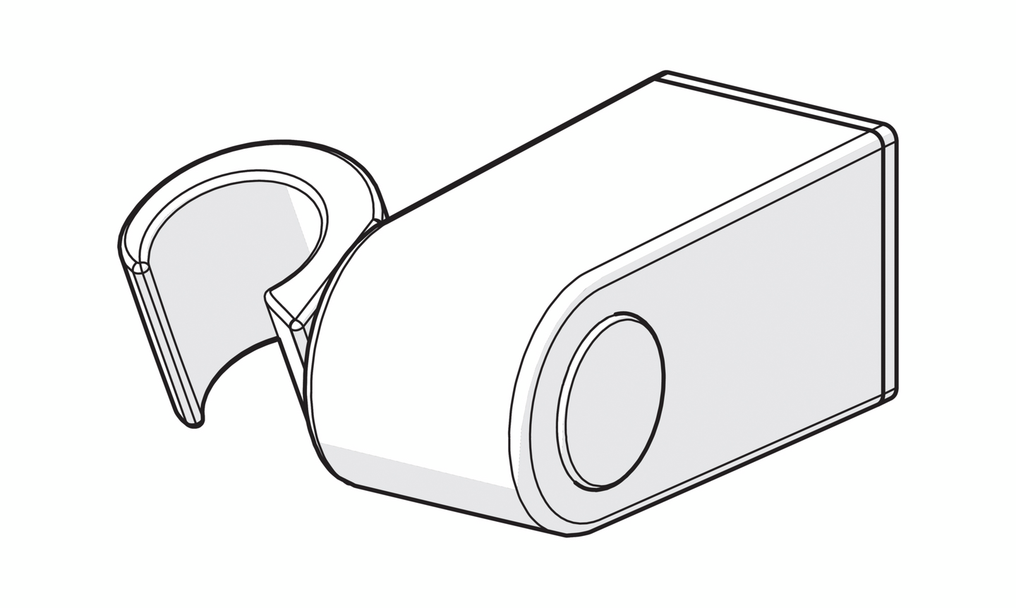 Seinäkiinnike Oras Apollo 253100 kromi