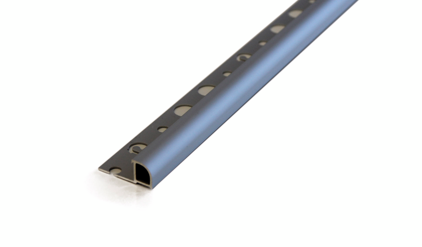 Laattalista 12mm hopea-anodisoitu 2,7m 6570-HE