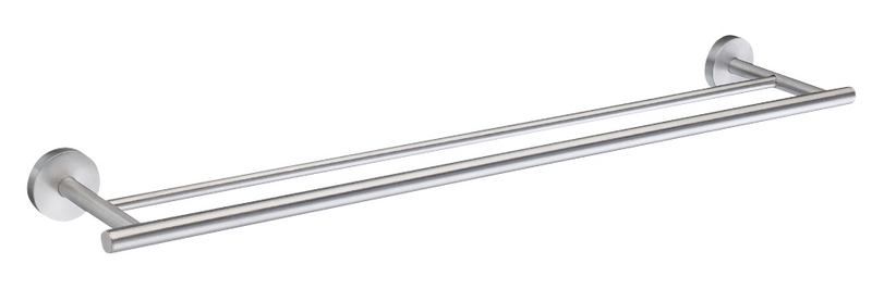 Kaksoispyyhetanko Smedbo Home mattaharjattu kromi HS3364