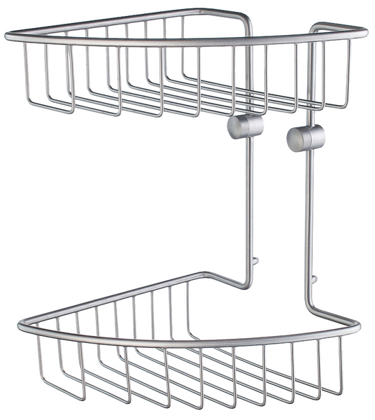 Kaksoissaippuakori Smedbo Home mattaharjattu kromi HS377