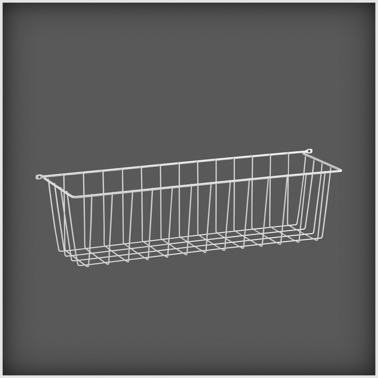 Sivukori Elfa 520x150x130mm valkoinen 325710