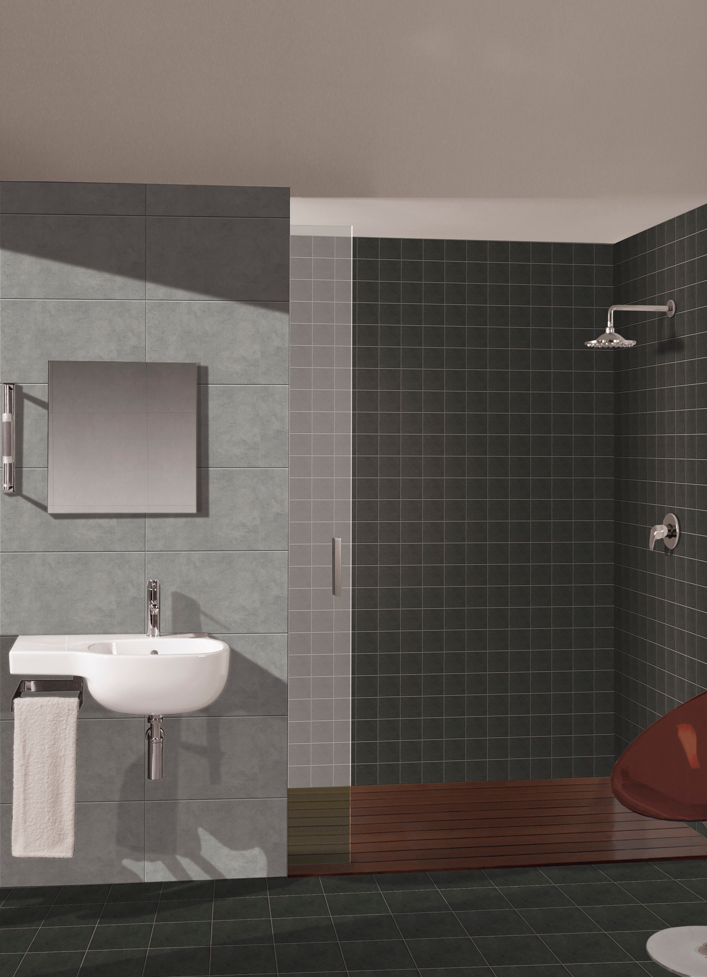 Lattialaatta Style 10x10 Black 1m²