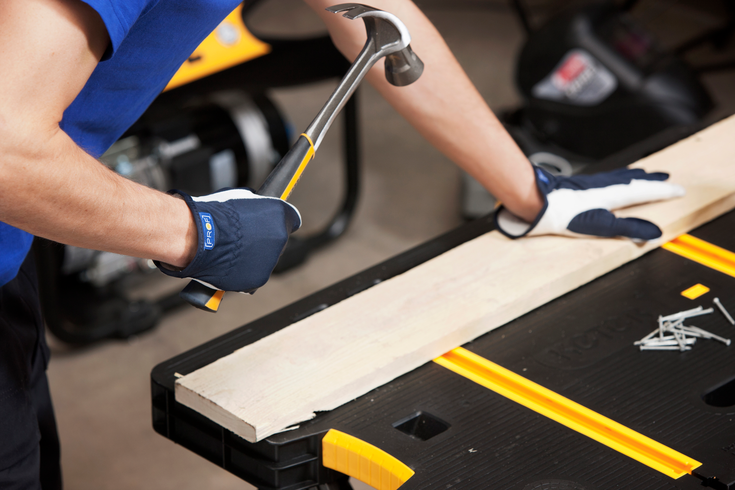 Työkäsineet PROF Soft 310 sininen