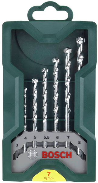 Kiviporanteräsarja Bosch 7-osainen 3-8mm X-Line