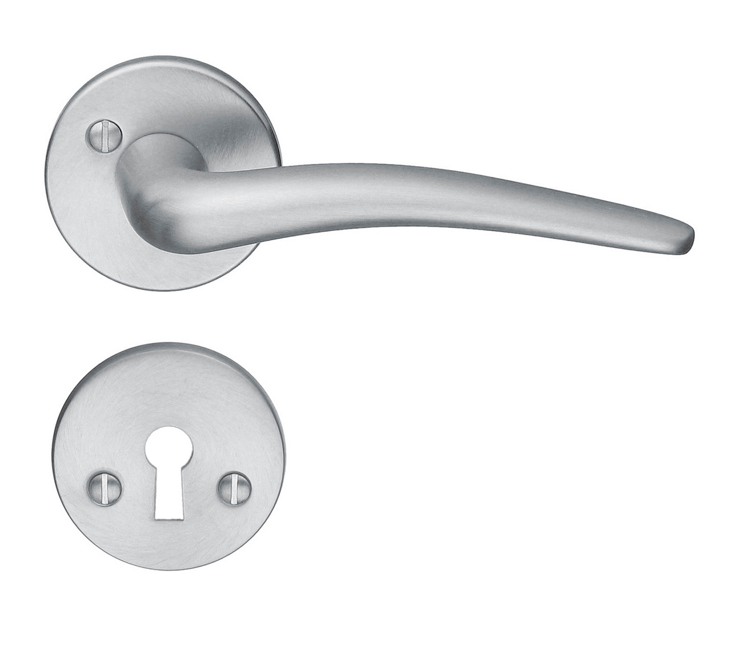 Sisäovenpainike Beslagsboden Spar B284KMNS harjattu kromi