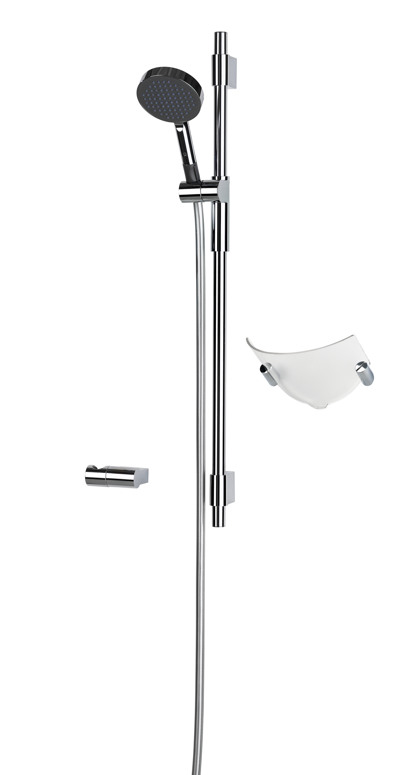 HYDRA ORAS DUSCHSET M TVÅLHYLLA UPP, UPPHÄNG