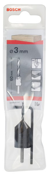 Puuporanterä Bosch upotuksella 3x16mm