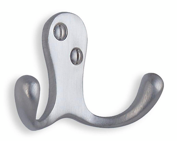 Kaksoiskoukku Beslagsboden 44mm BK246M mattakromi