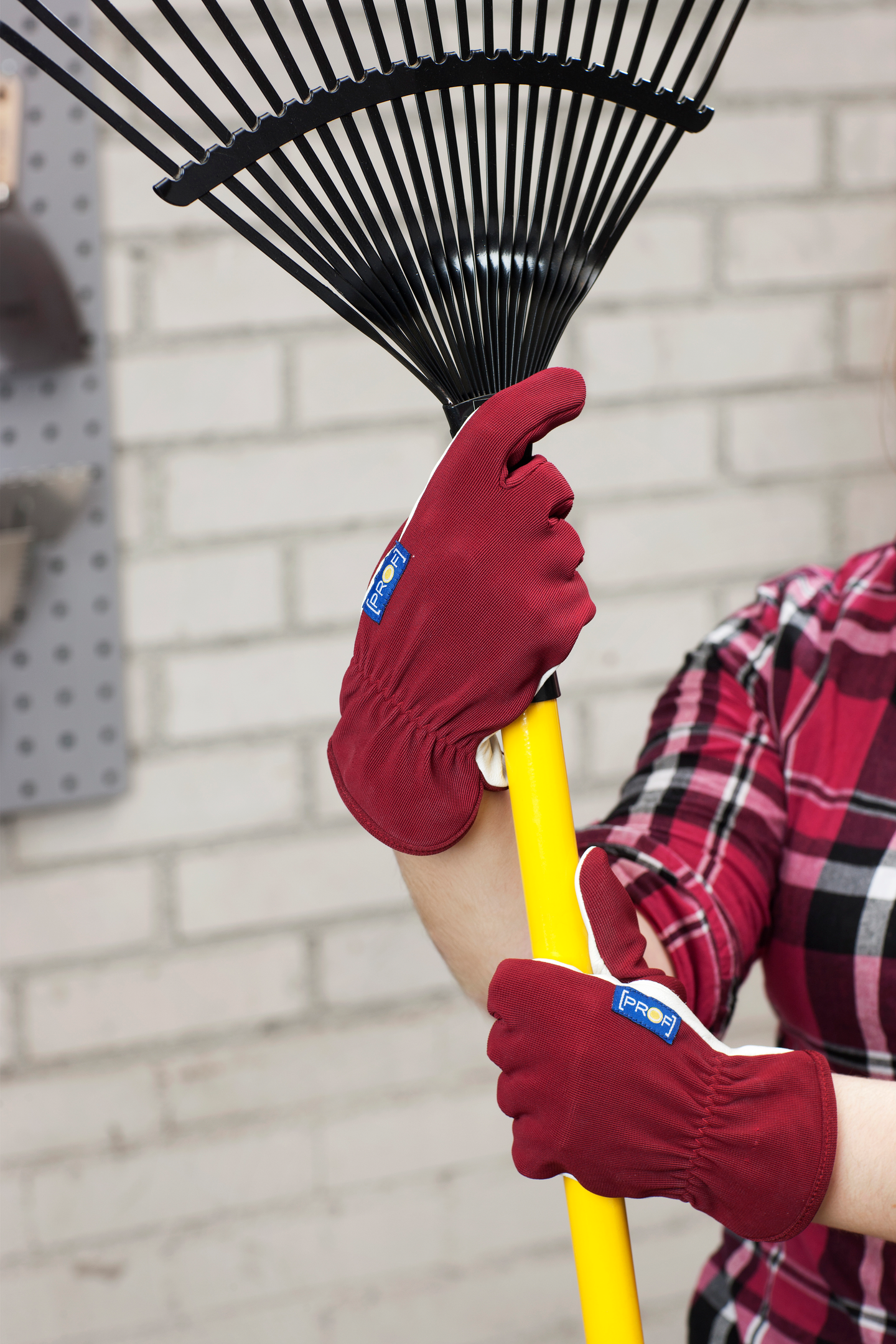 Työkäsineet PROF Soft 301 viininpunainen