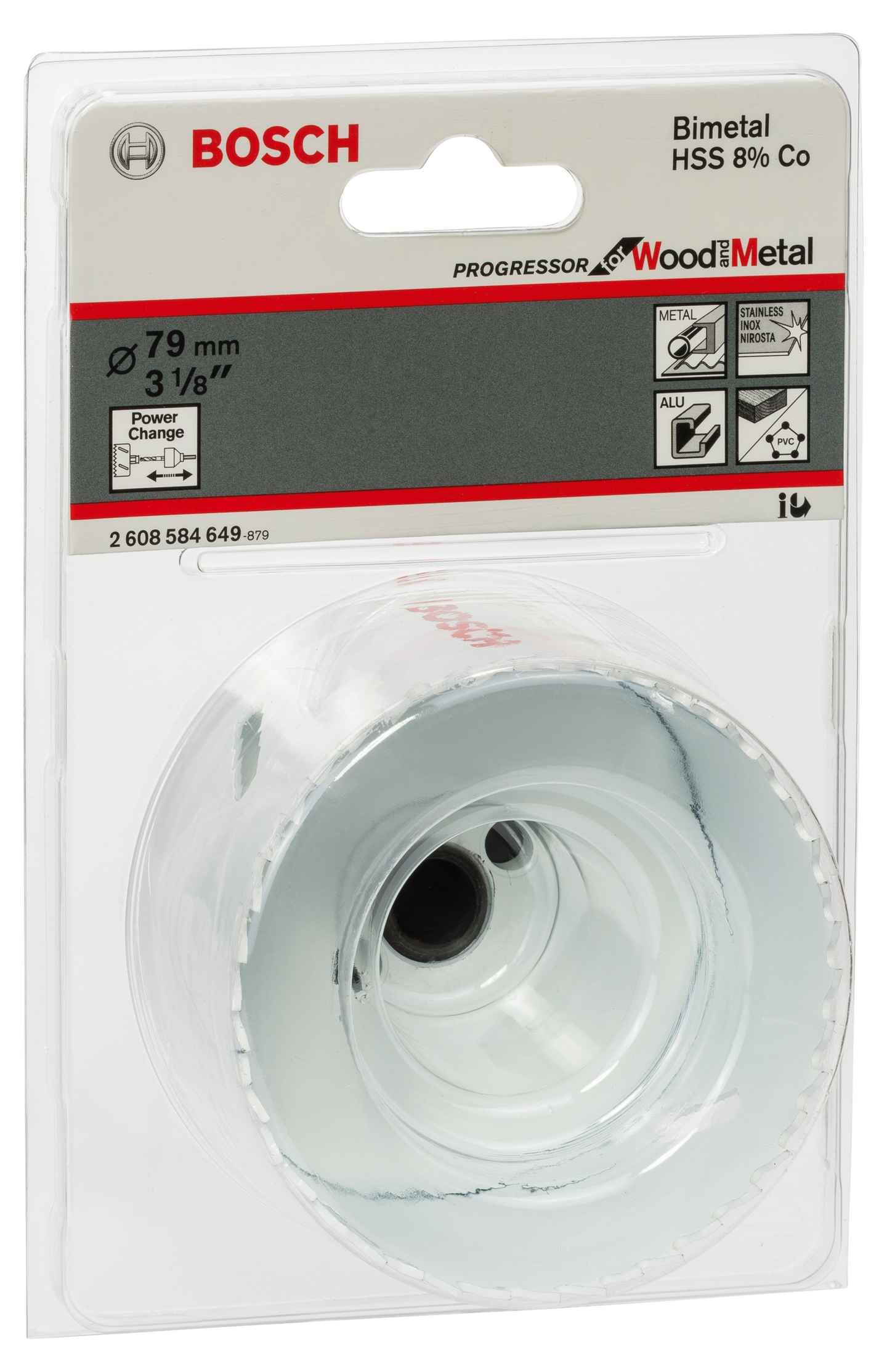 Reikäsaha Bosch 79mm Click HSS bimetalli